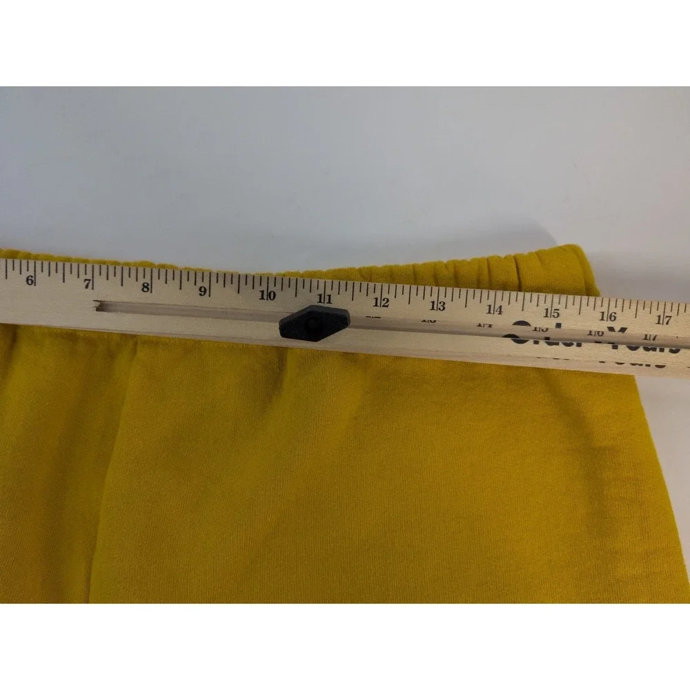 🚨Vtg Russell Athletic XL 32x30 Yellow Jogger Sweatpants Made in USA 90s Lounge